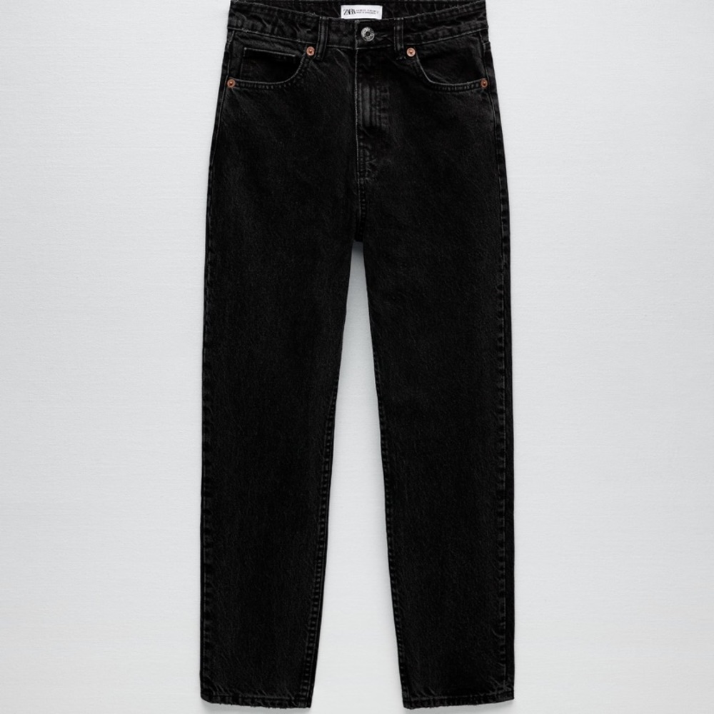 Zara black Mom jeans